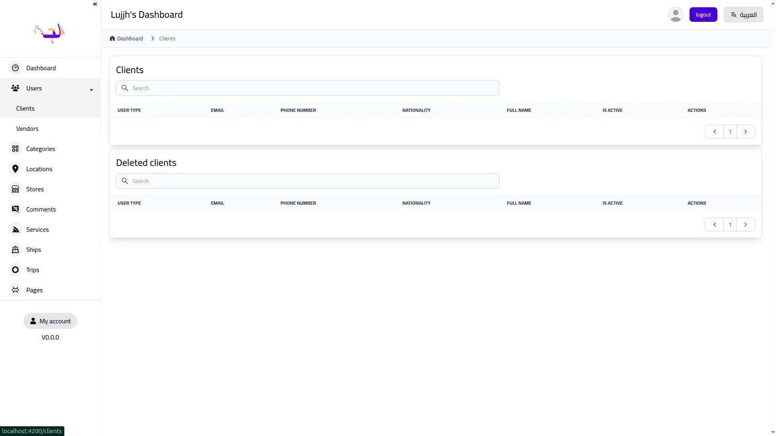 Boat Booking Platform Dashboard