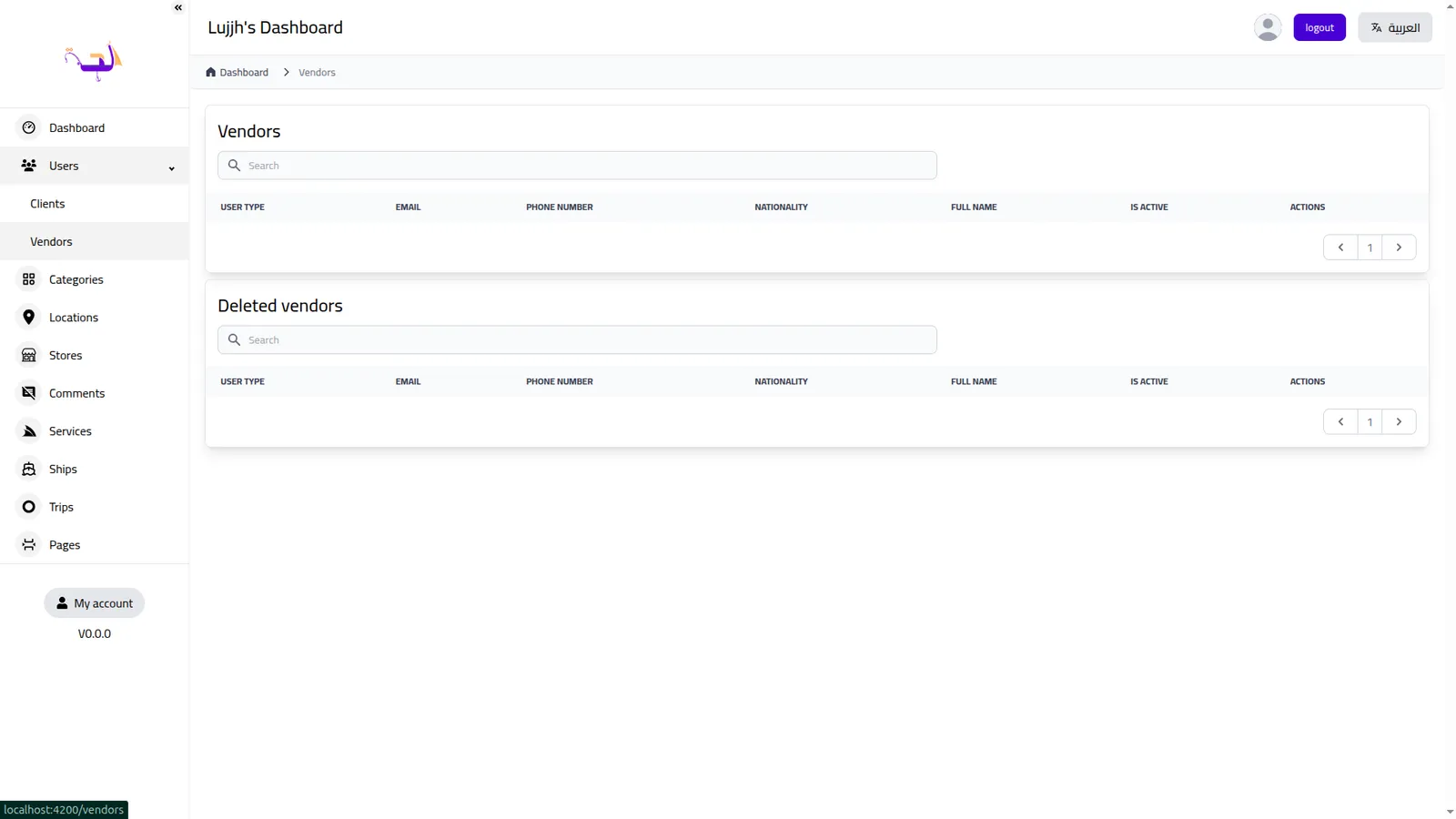 Boat Booking Platform Dashboard